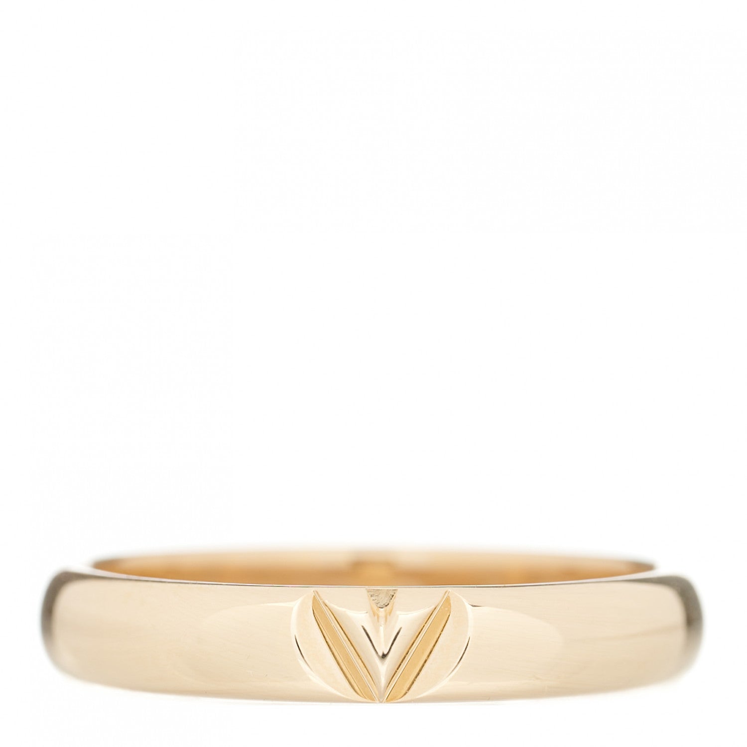 Louis Vuitton 18K Yellow Gold LV Volt Multi Wedding Band Ring 54 7 1 of 6