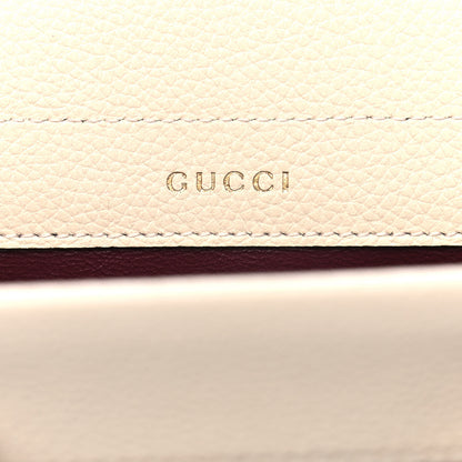 Gucci Grainy Calfskin Small Zumi Top Handle Bag Mystic White 6 of 12