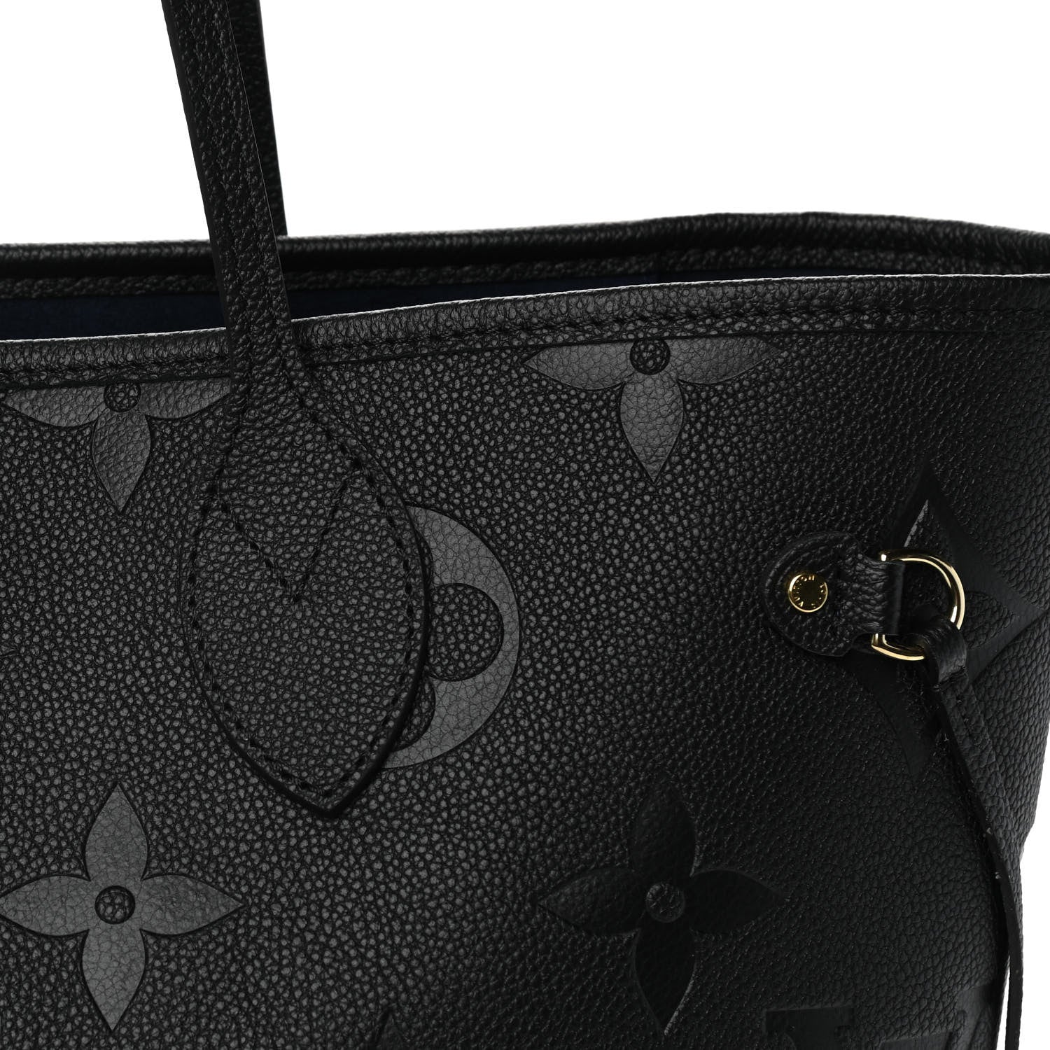 Louis Vuitton Empreinte Monogram Giant Neverfull MM Black 7 of 10