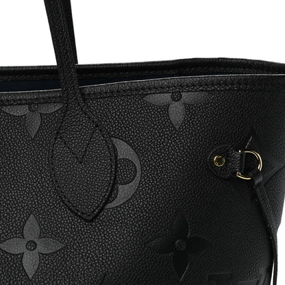 Louis Vuitton Empreinte Monogram Giant Neverfull MM Black 7 of 10