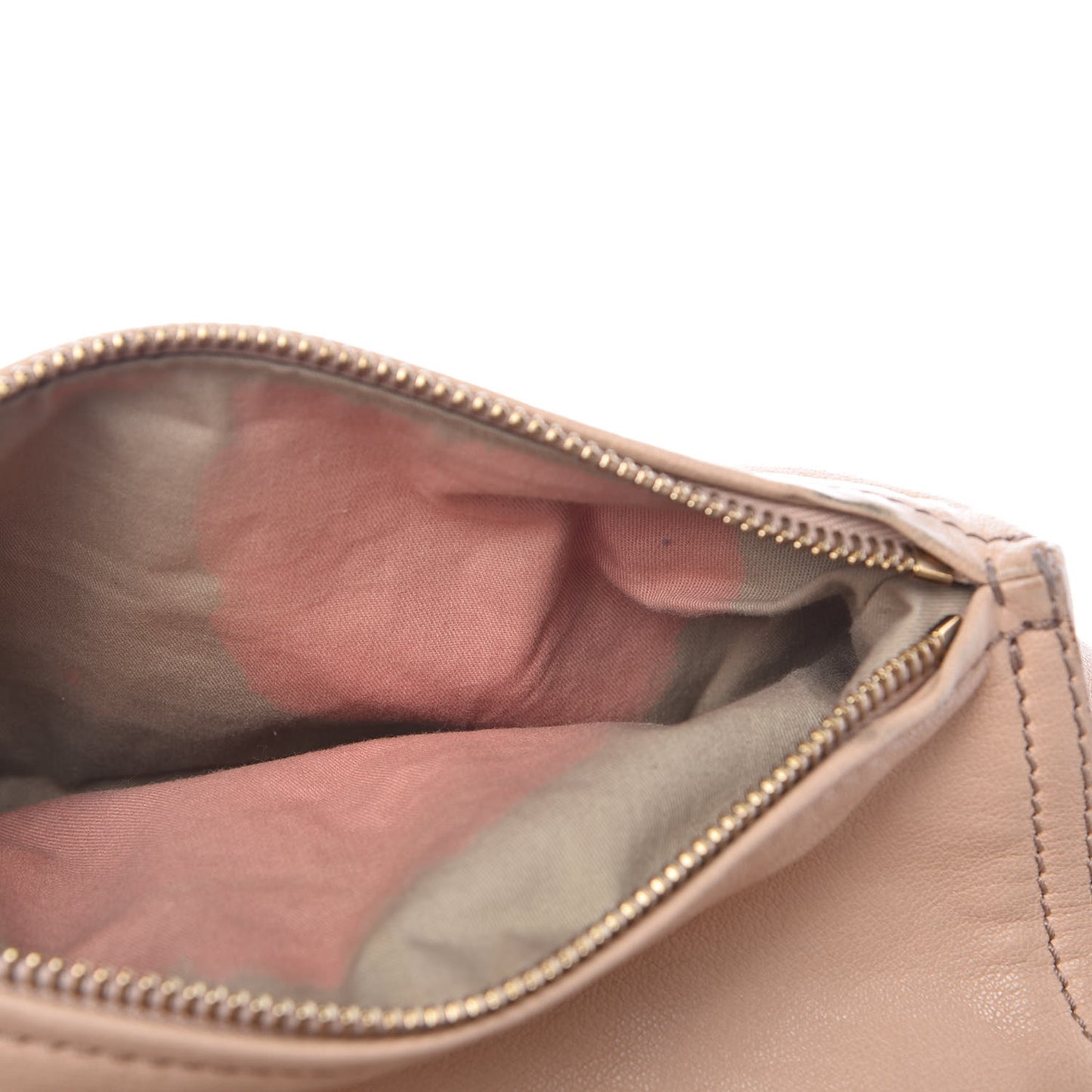 Sugar Goatskin Small Metal Ring Pandora Beige