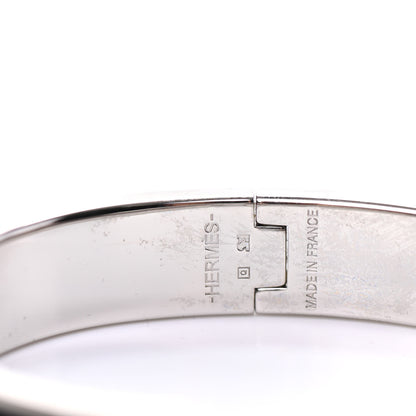 Hermes Enamel Narrow Clic Clac H Bracelet PM Black 4 of 5