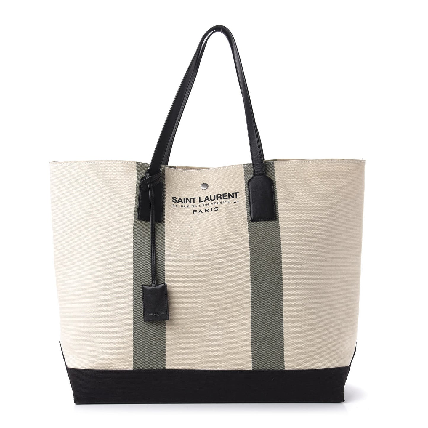 Canvas Beach Shopping East West Tote Ecru