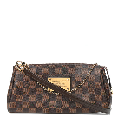 Louis Vuitton Damier Ebene Eva Clutch 1 of 9