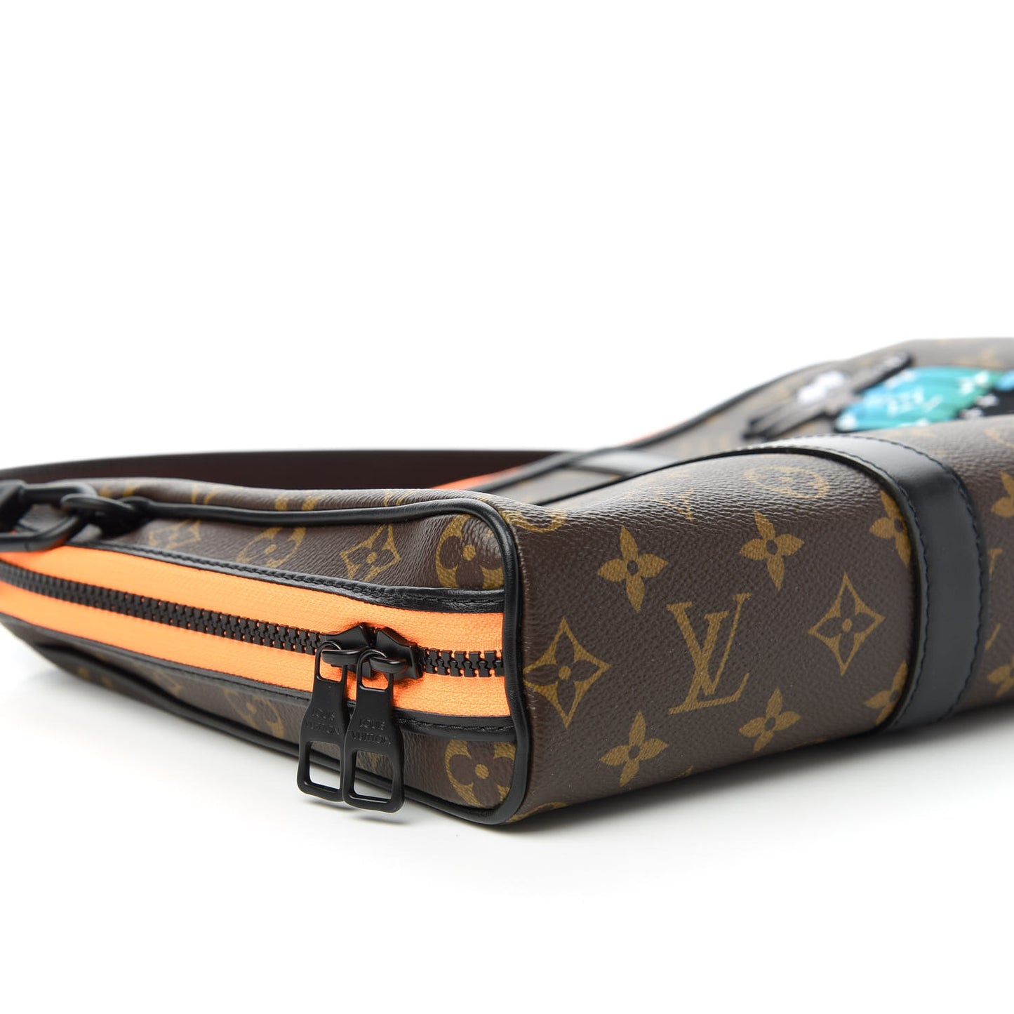 Monogram Embroidered Cartoon LV Friends Keepall Pouch
