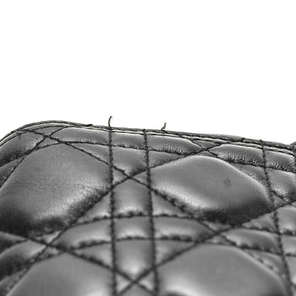 Christian Dior Lambskin Cannage Large Lady Dior Black 8 of 9