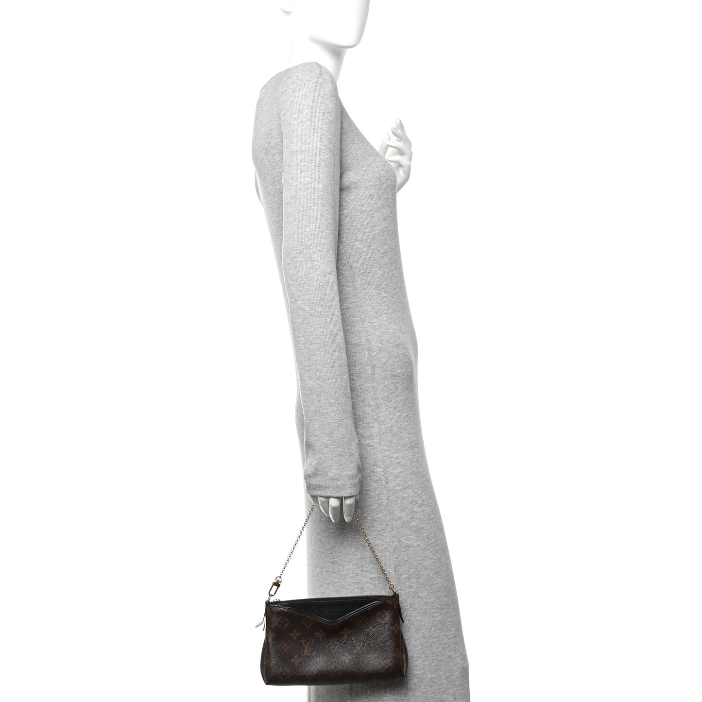 Monogram Pallas Clutch Black