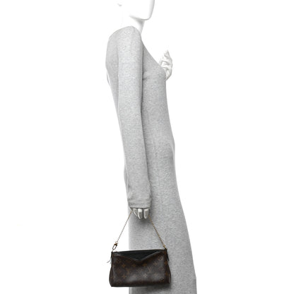 Louis Vuitton Monogram Pallas Clutch Black 2 of 15