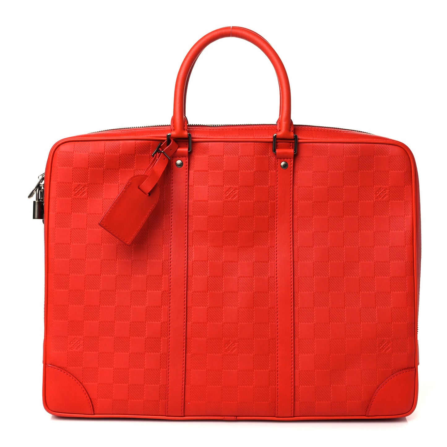 Damier Infini Porte-Documents Voyage Motel Red
