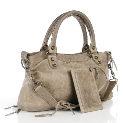Balenciaga Chevre Classic Hardware First Taupe 3 of 7