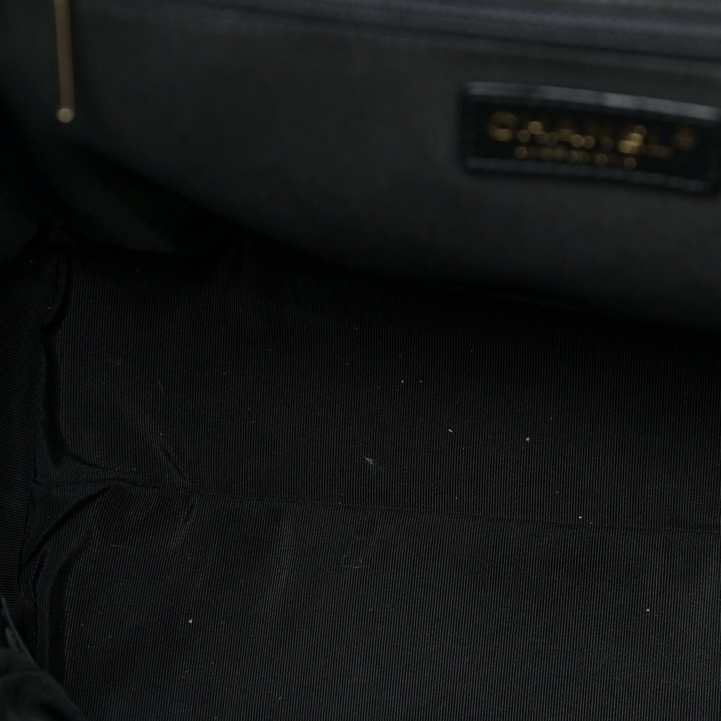 Calfskin Stitched Medium Shopping Tote Black