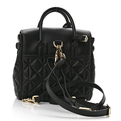 Mulberry Nappa Quilted Mini Cara Delevingne Convertible Bag Black 3 of 9