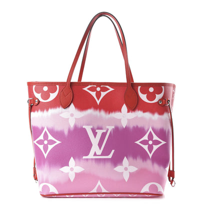 Louis Vuitton Monogram Escale Neverfull MM Rouge 1 of 9