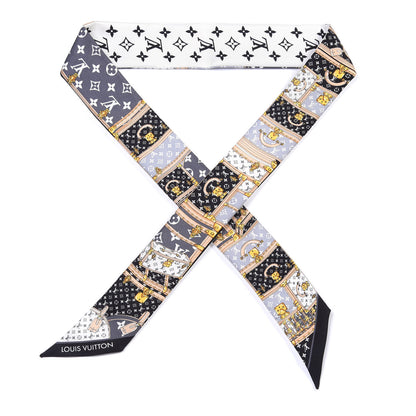 Louis Vuitton Silk Monogram Let's Go BB Bandeau Black 1 of 3