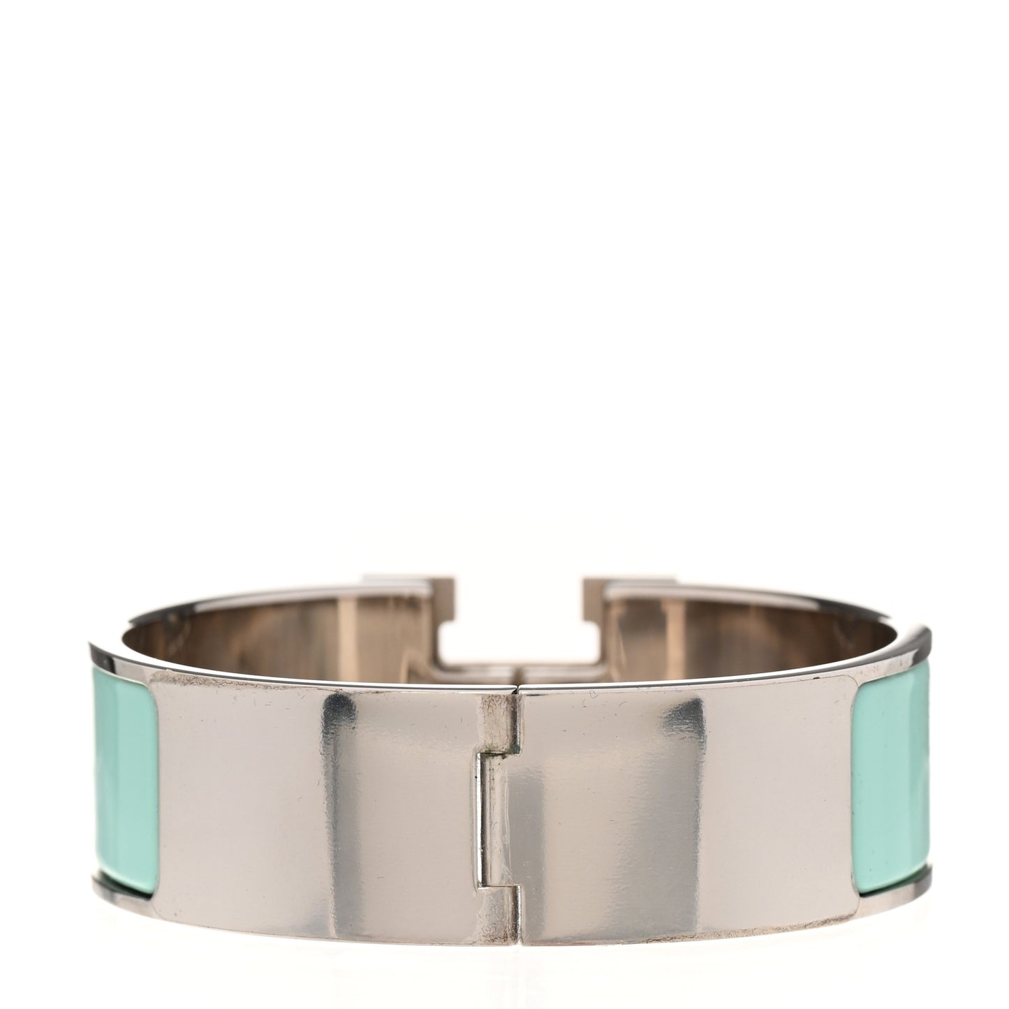 Enamel Wide Clic Clac H Bracelet GM Lagon