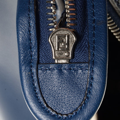 Fendi Vitello Dolce Marmol Large By The Way Boston Bag Blue 10 of 11