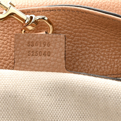 Gucci Pebbled Calfskin Medium Soho Chain Shoulder Bag Camelia 7 of 10