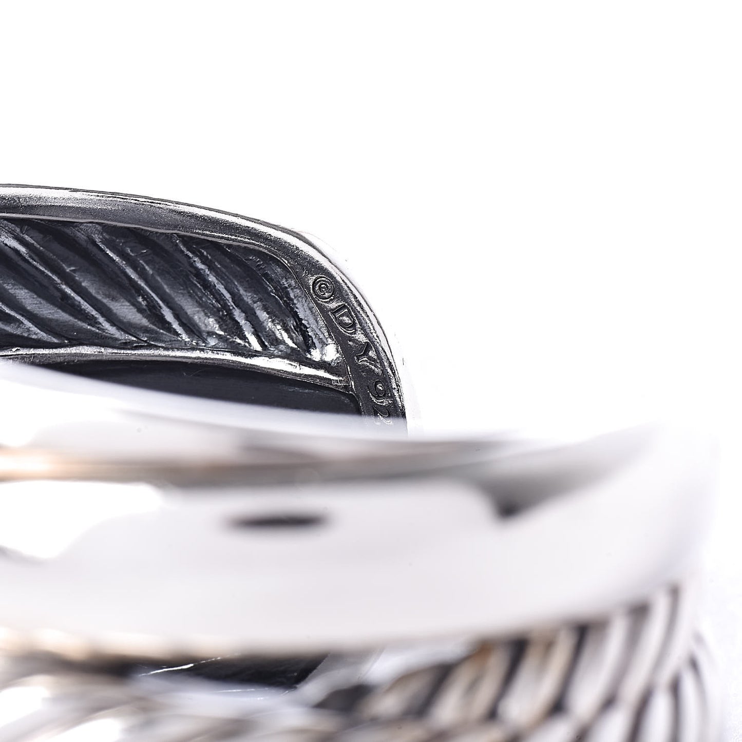 Sterling Silver Crossover Cuff Bracelet