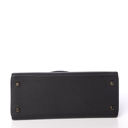 Hermes Togo Kelly Retourne 28 Black 9 of 10