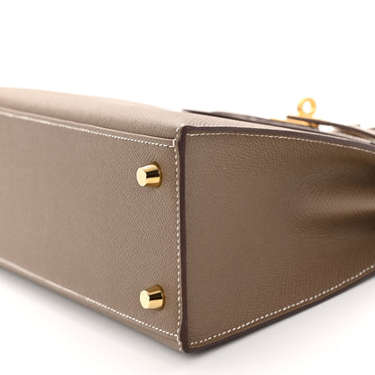 Hermes Epsom Kelly Sellier 25 Etoupe 10 of 11
