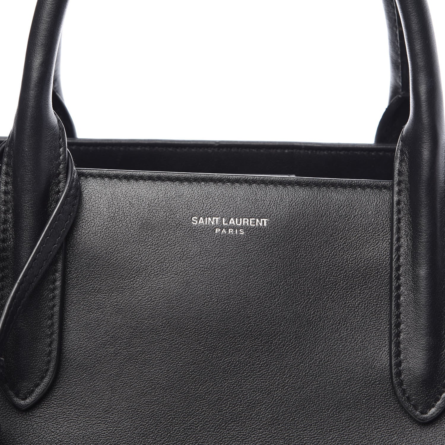Saint Laurent Calfskin Large Jane Tote Bag Black 7 of 16