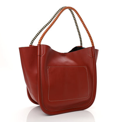 Proenza Schouler Calfskin L Lux Rope Handle Tote Rust 3 of 10