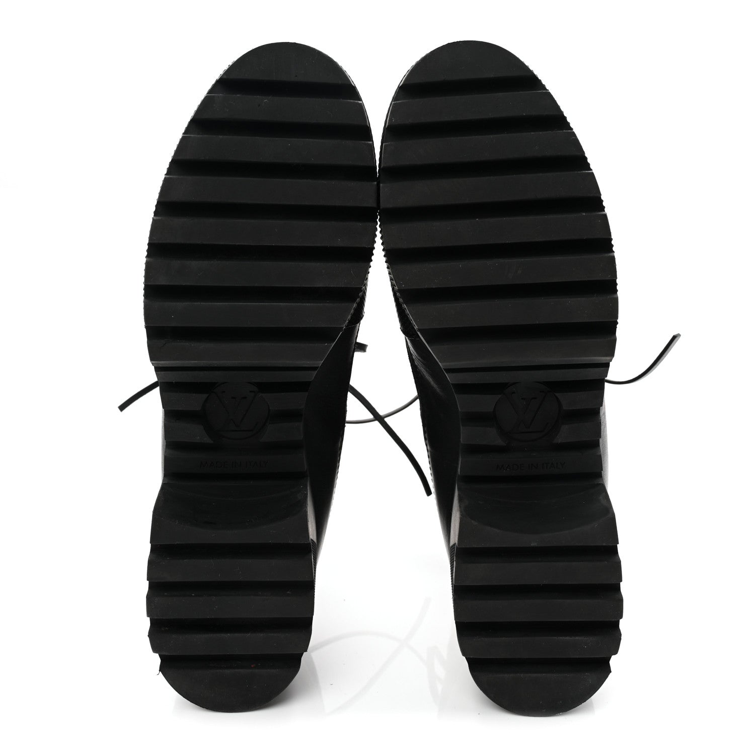 Louis Vuitton Velvet Calfskin Monogram Laureate Platform Desert Boots 40 Black White 6 of 8