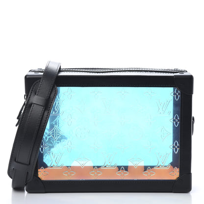 Louis Vuitton Calfskin PVC Monogram Solar Ray Soft Trunk Iridescent Prism Black 8 of 11