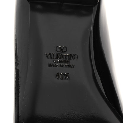 Valentino Garavani Patent VLogo Loafers 40.5 Black 6 of 8