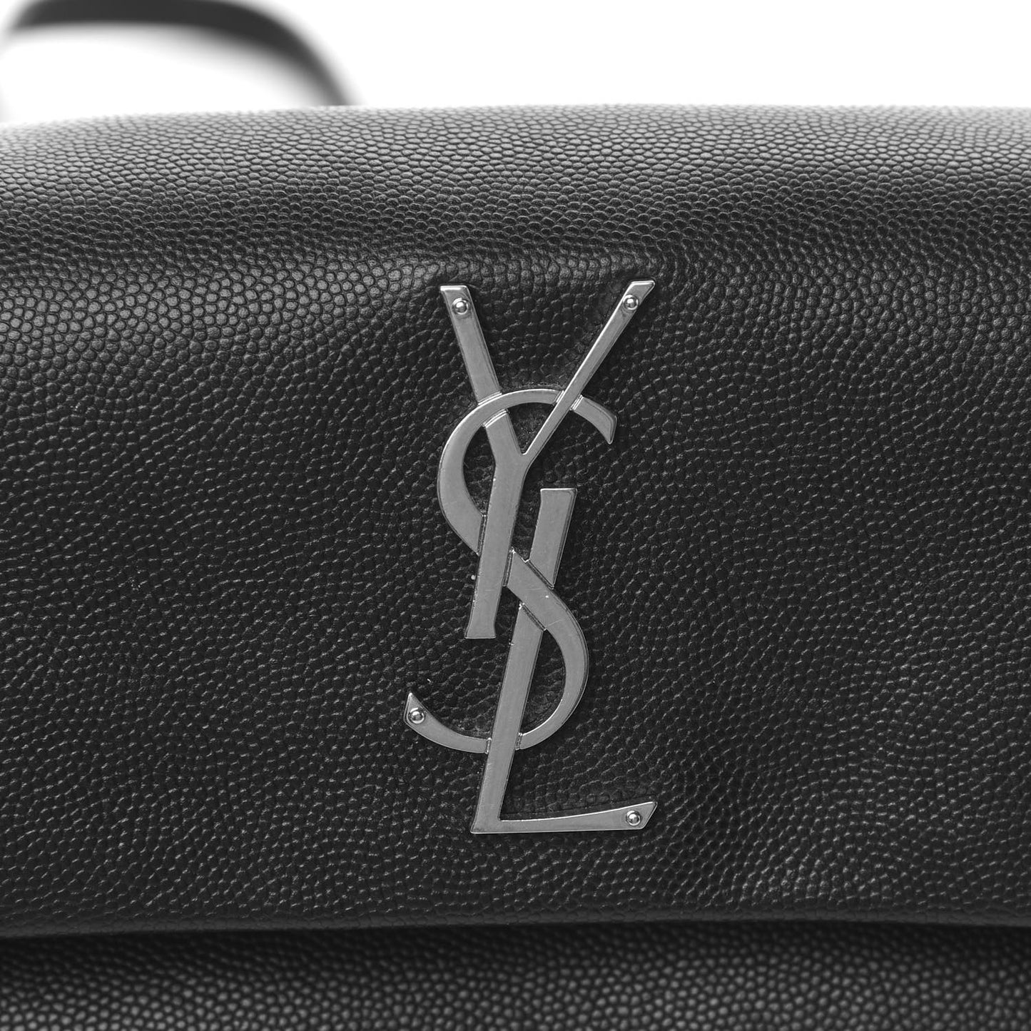 Grain De Poudre Small West Hollywood Monogram Fold-Over Bag Black