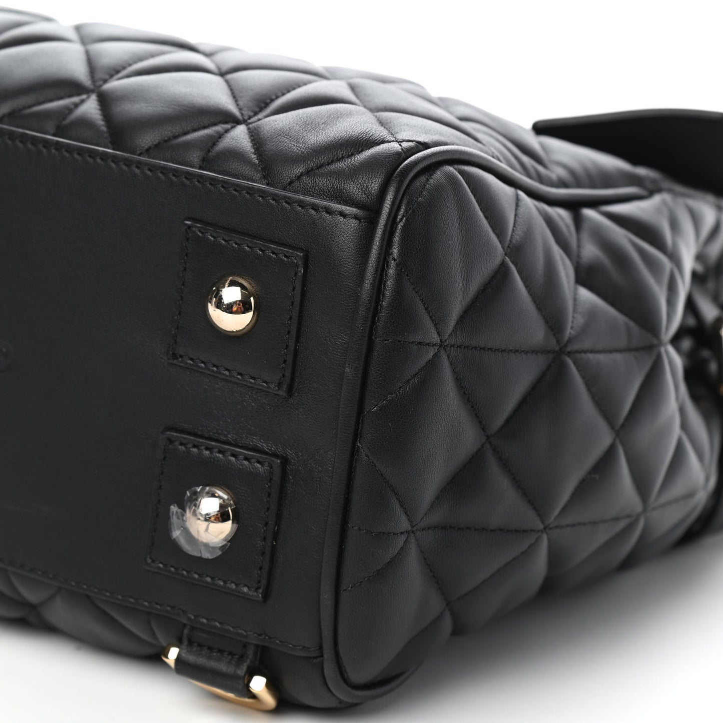 Nappa Quilted Medium Cara Delevingne Convertible Bag Black