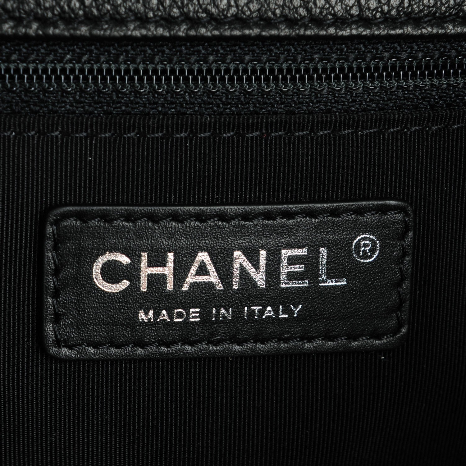 Chanel Grained Calfskin Quilted Large Casual Rock Backpack Black 6 of 7