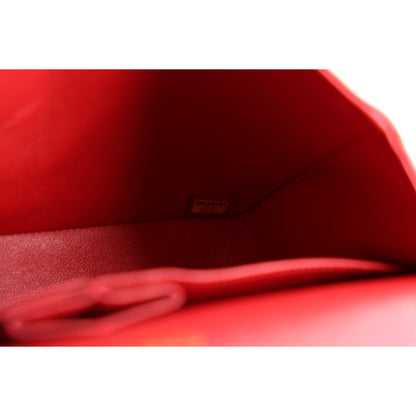 Chanel Lambskin Quilted Medium Double Flap Red 7 of 10