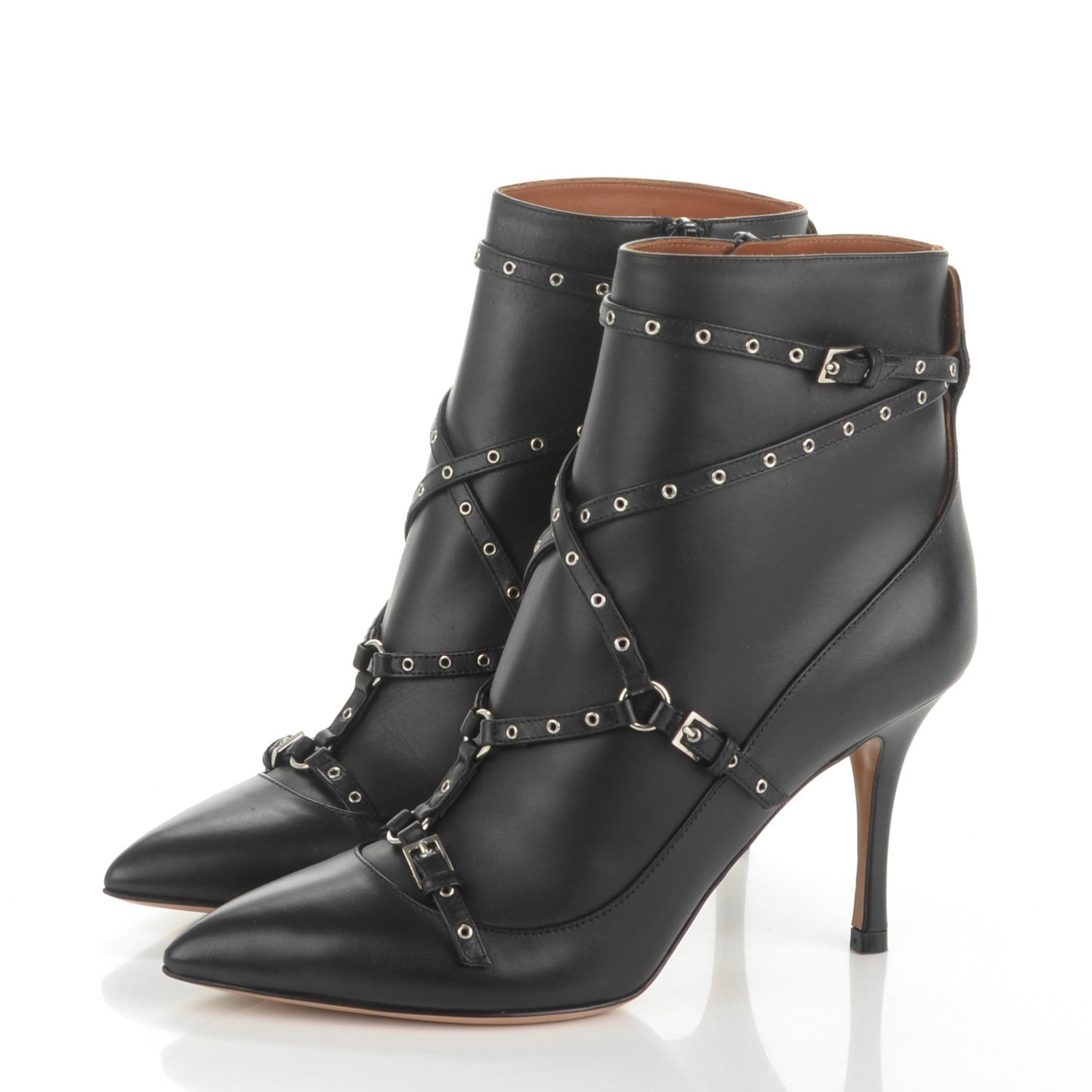 Valentino Garavani Nappa Love Latch 100mm Ankle Boots 37.5 Black 3 of 7
