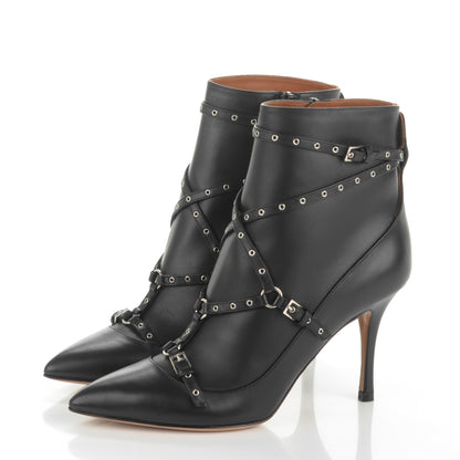 Valentino Garavani Nappa Love Latch 100mm Ankle Boots 37.5 Black 3 of 7