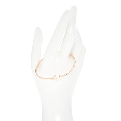 Tiffany 18K Rose Gold T Wire Bracelet 2 of 4