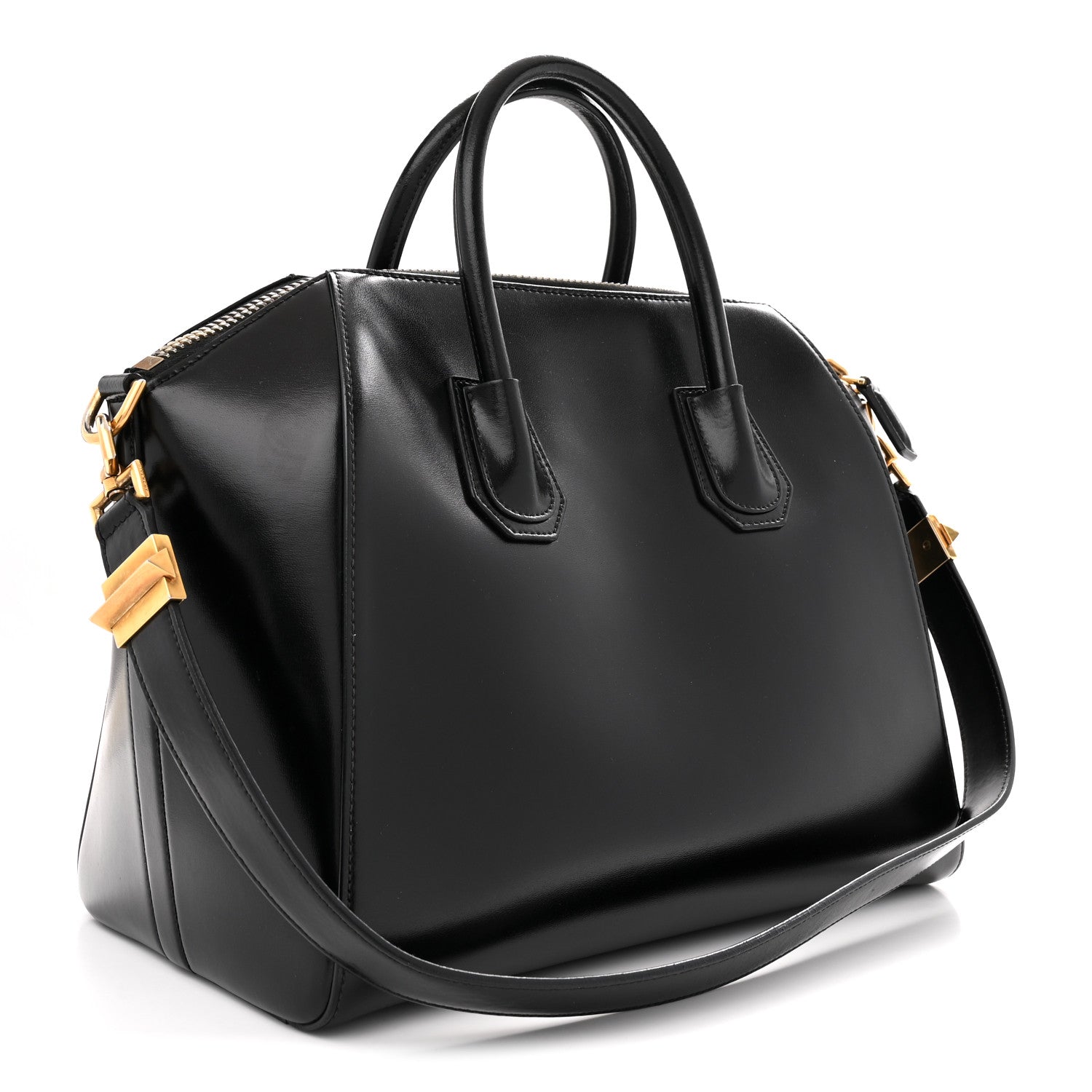 Givenchy Shiny Lord Calfskin Medium Antigona Black 3 of 12
