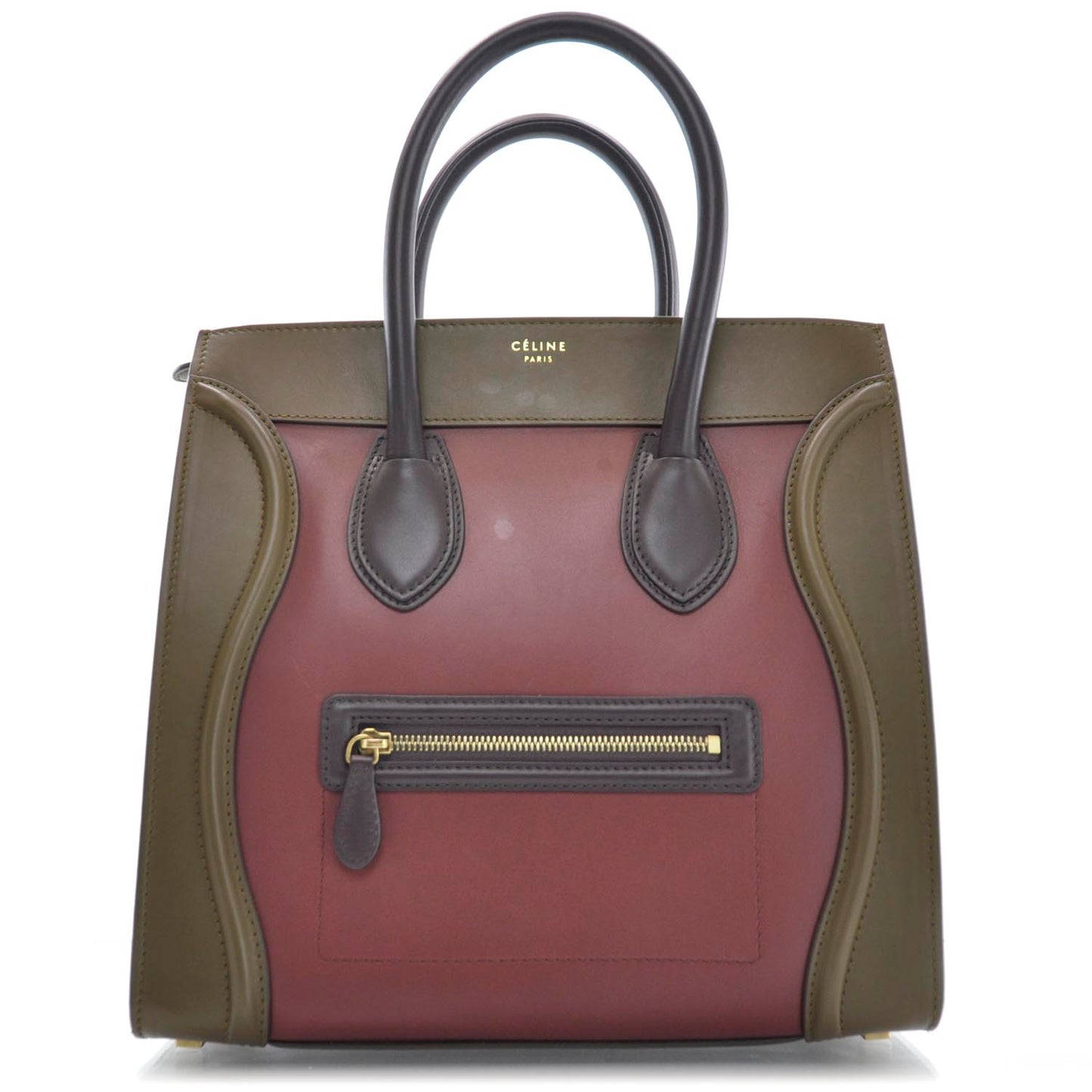 Smooth Calfskin Mini Tri-Color Luggage