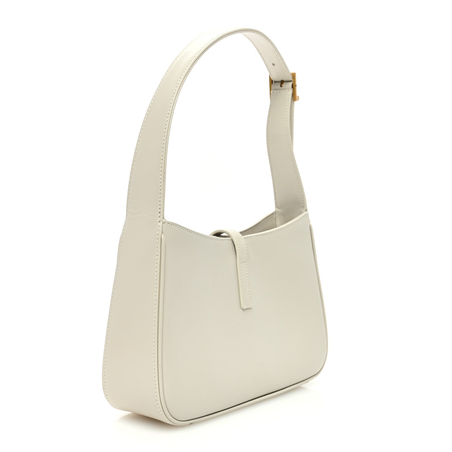 Saint Laurent Smooth Calfskin Le 5 A 7 Hobo Crema Soft 3 of 9