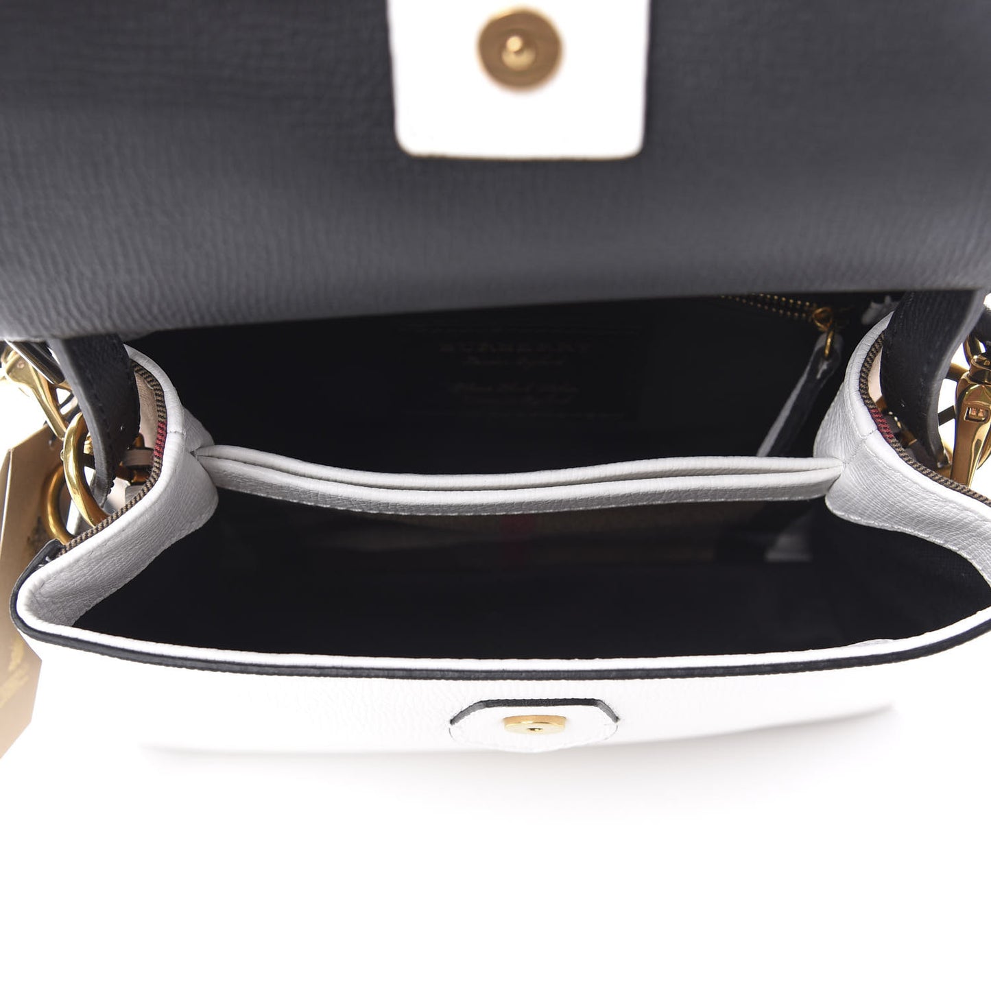 Derby Calfskin House Check Small Camberley Chalk White Black