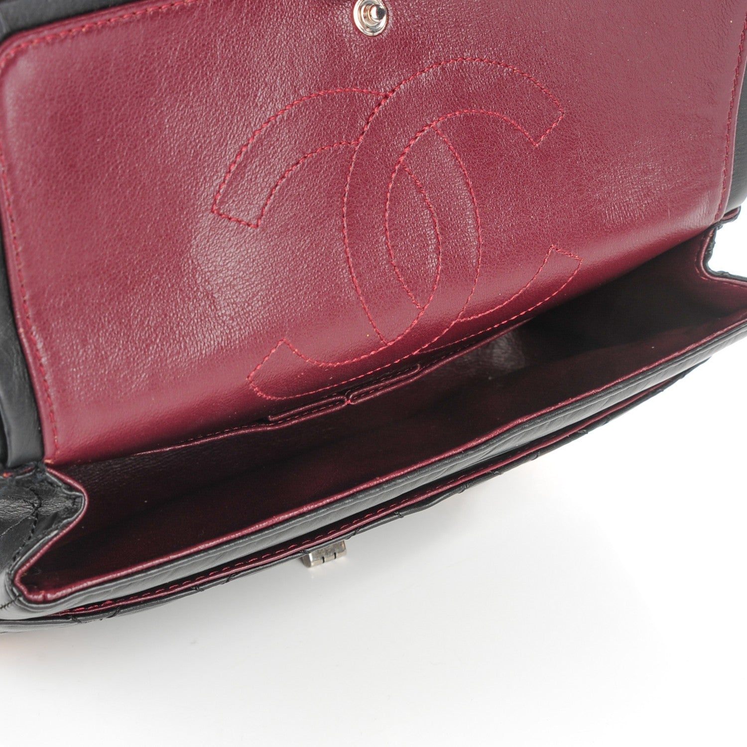 Chanel Aged Calfskin Quilted Lucky Charms 2.55 Reissue 225 Flap Black 7 of 11