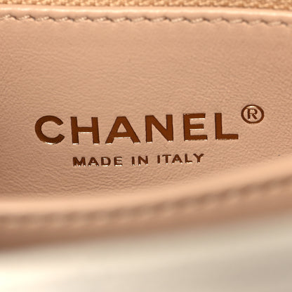 Chanel Caviar Quilted Mini Coco Chain Handle Flap White 6 of 12