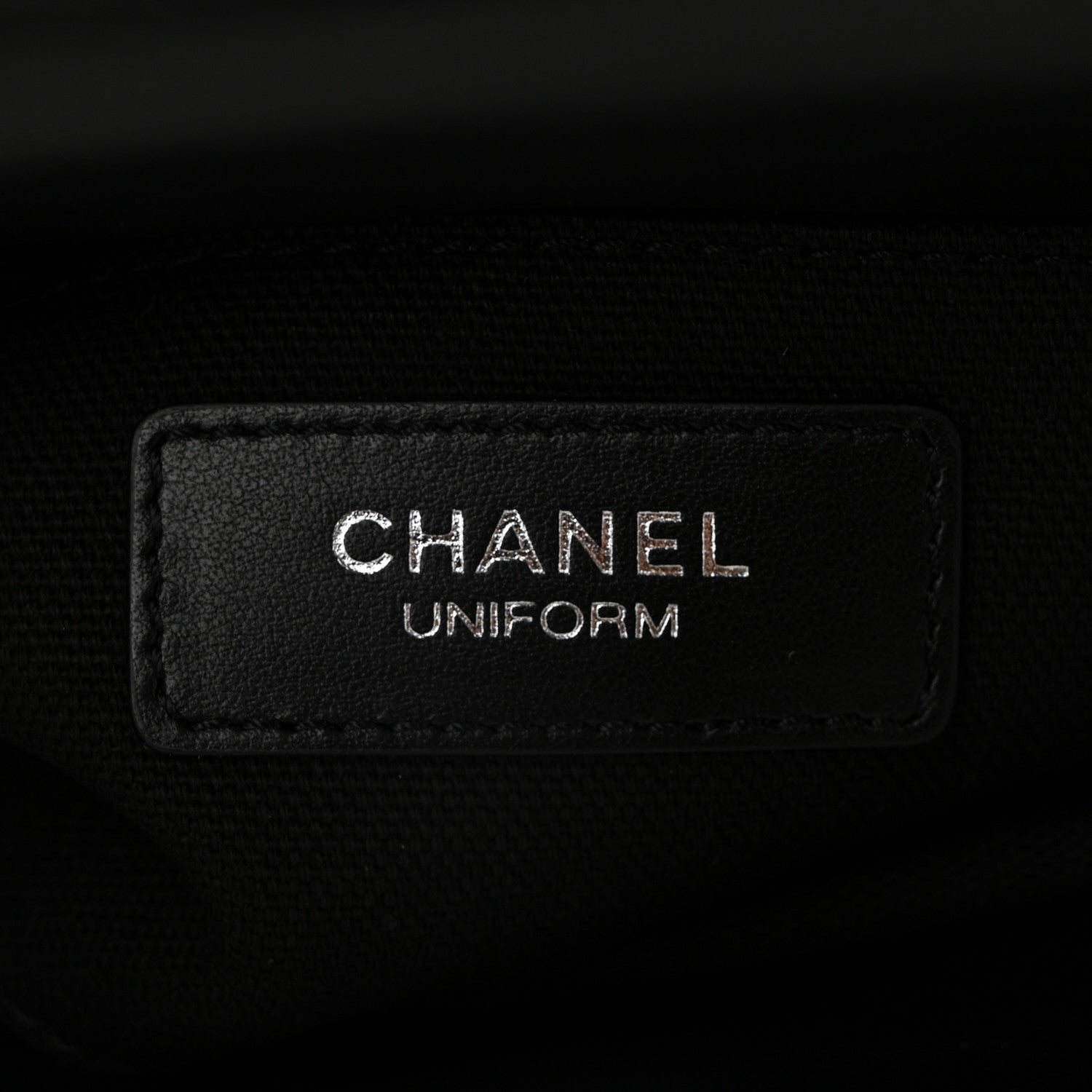 Chanel Calfskin Quilted CC Uniform Flap Belt Bag Black 6 of 12