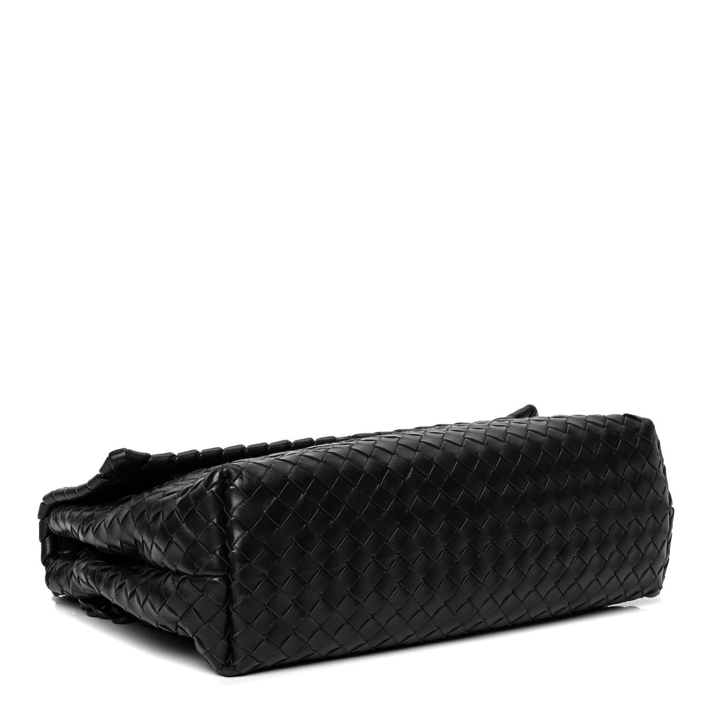 Nappa Intrecciato Medium Olimpia Shoulder Bag Black