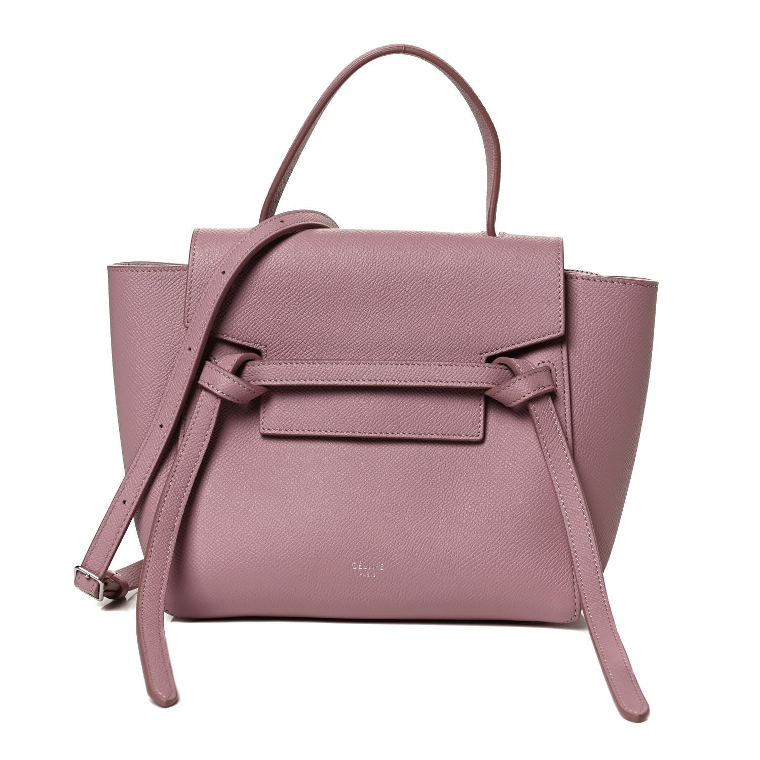 Celine Grained Calfskin Nano Belt Bag Antique Rose 1 of 11