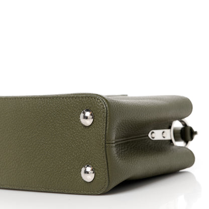 Louis Vuitton Taurillon Capucines BB Khaki 9 of 9