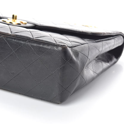 Chanel Lambskin Quilted Jumbo Single Flap Black 11 of 11