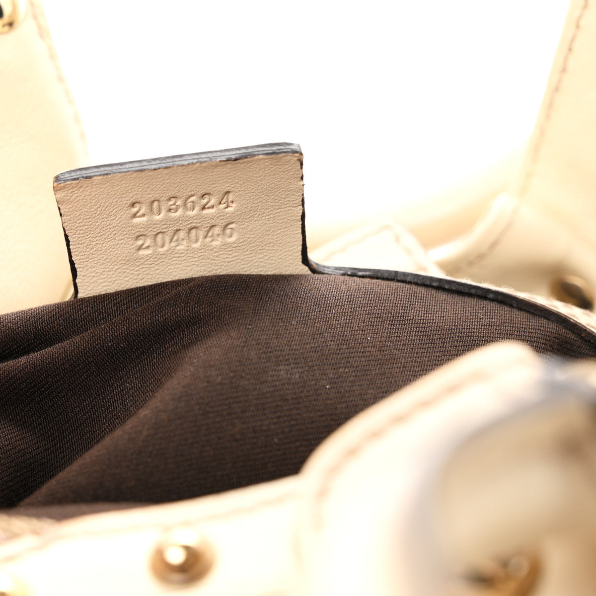 Gucci Monogram Studded Pelham Tote White 7 of 10
