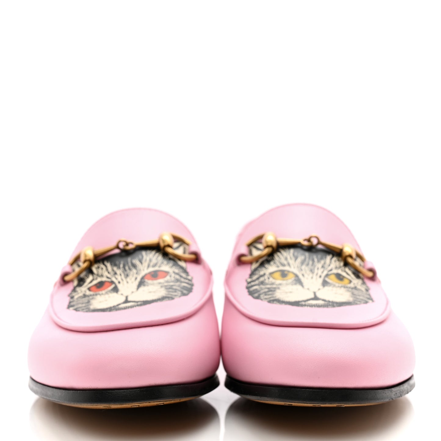 Lambskin Mystic Cat Womens Brixton Horsebit Loafers 35 Perfect Pink