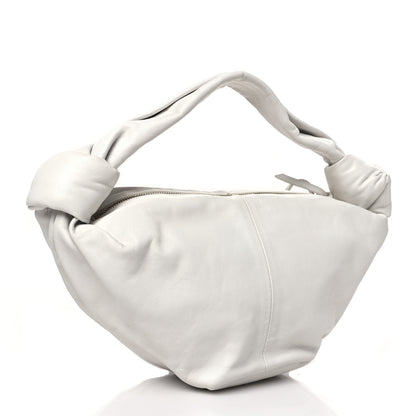 Bottega Veneta Calfskin Teen Double Knot Hobo White 3 of 7